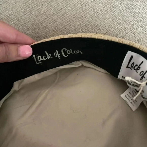 Lack Of Color Cream Woven Hat - Picture 9 of 9